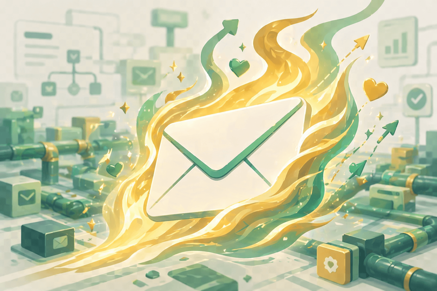 Email system illustration